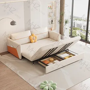 Furniture MHZ Casa Sofa Set Furniture Luxury Sleeping Reclining Multifuncional Folding Sofa Bed Furniture With Storage