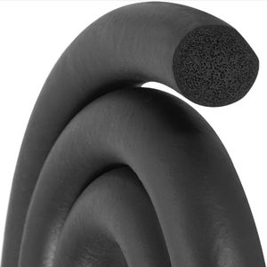 Schwarze runde <span class=keywords><strong>Gummi</strong></span>-Voll schwamms chnur 8mm - Product Image 6