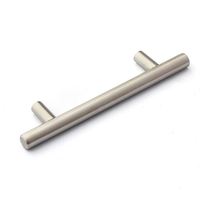 Poignée de meuble moderne en acier inoxydable en forme de T – Polyvalente pour commode, armoire, tiroir, bar à domicile, salon, entrepôt, hôtel