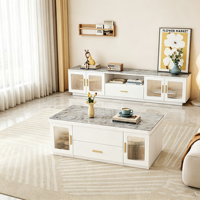 Table basse relevable pliable 2-en-1, table à manger multifonctionnelle moderne et mobile pour salon, personnalisable OEM ODM