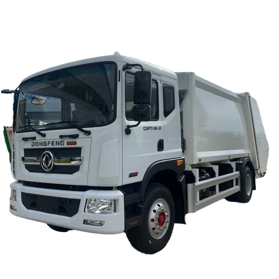 Уплотнительный мусоровоз Dongfeng, 12 кубических метров, Эффективное сжатие отходов, прочный евро, III/В двигатель