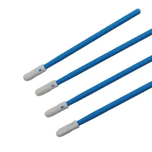 Kleine Ronde Hoofd Spons Q Tips Wattenstaafje Elektronische Reiniging Pp Stok Cleanroom Foam Swab