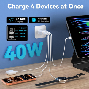 Chargeur rapide pour téléphone portable 40W, prix d'usine, le plus vendu, alimentation rapide PD3.0 Type C, pour la vente en gros - Product Image 5
