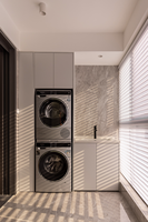 Meuble de buanderie en bois massif intégré JINGSHUN, meuble moderne sur mesure pour machine à laver, meuble de salon sur mesure