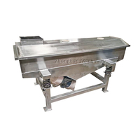 Machine de tamisage vibrant linéaire à mailles en acier inoxydable de marque Zhonghao, sortie directe d'usine, moteur 380V, pour l'industrie alimentaire