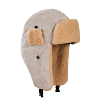 Gorro Ushanka Térmico Personalizado QJ OEM, Gorro de Invierno Cálido de Alta Calidad para Ciclismo al Aire Libre, Gorro Trapper con Orejeras a Prueba de Viento para Hombre