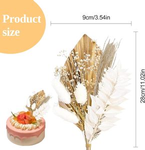 Dernier design tendance : Bouquet de fleurs séchées rustiques pour mariage, style bohème, avec fleurs séchées de pampa - Product Image 4