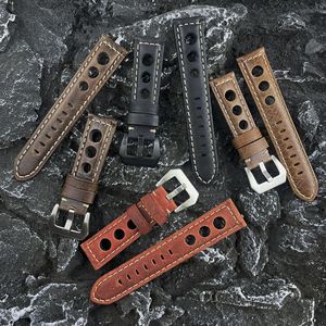 Bracelets de montre en <span class=keywords><strong>cuir</strong></span> véritable pour hommes, confortables et vintage, très vendus, adaptés à tous les bracelets de montre de luxe - Product Image 1