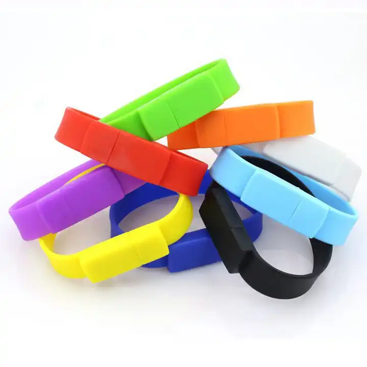Colorful PVC Wrist Bracelet USB Flash Drive - China Wrist Bracelet Flash  Drive and USB Memory Stick price | Made-in-China.com