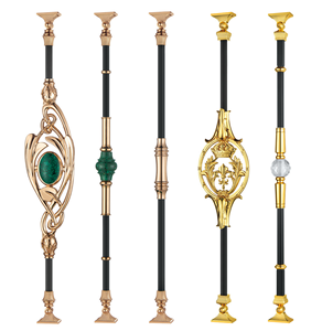 Dễ dàng để cài đặt an toàn chỗ ở đường sắt lan can cầu thang bài nhôm cầu thang sang trọng sang trọng đa phong cách <span class=keywords><strong>baluster</strong></span> - Product Image 5