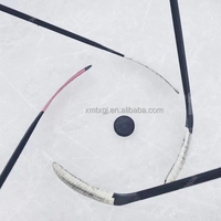 Bâton de hockey sur glace professionnel de haute qualité, en fibre de carbone, super léger, personnalisable, options de logo sur la lame, pour adultes