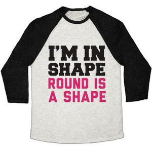 I'm in Shape Unisex Tri-Blend <b>Baseball</b> <b>Tee</b> - Product Image 2