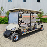 Voiturette de golf électrique 6 places, directement de l'usine, abordable, pour usage commercial, hôtelier et communautaire