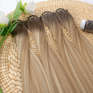 ผมต่อแท้คุณภาพสูงจากรัสเซีย ชนิด Remy 100% Virgin แบบตรง  ชนิด Skin Weft  ปลายผมแบบ Double Drawn  สำหรับทุกสี - Product Image 6