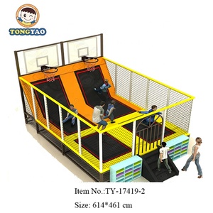 Aire de jeux intérieure pour enfants, ensemble de jeux souples en PVC, trampoline, piscine à balles, équipement d'exercice, filet de protection pour saut à l'élastique de 6 pieds - Product Image 4