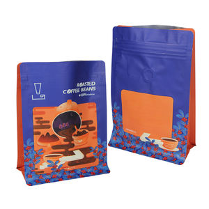 Jamaika mavi dağ kavrulmuş 250G kahve çekirdeği ambalaj çanta Zip kilit kahve paketi çanta eko PET/AL/PE çanta kahve için - Product Image 5