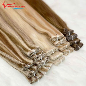 Extensión de cabello de trama doble plana de cabello humano crudo suave Premium de Color de lujo para paquetes Ventaja al por mayor - Product Image 3