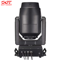 Projecteur à tête mobile étanche IP65 380W, angle de faisceau 1.5-3°, température de couleur 8000K, DMX512, 13 couleurs, 17 gobos, pour scène musicale