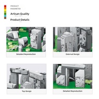 Jeu de construction éducatif Stonehenge DIY, blocs de construction en plastique ABS avec 753 pièces pour enfants