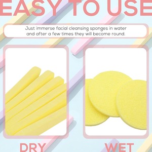Best-seller Éponge démaquillante en cellulose compressée Forme ronde Éponges lavables et tampons à récurer - Product Image 6