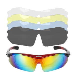 <span class=keywords><strong>Lunettes</strong></span> de cyclisme polarisées en gros, <span class=keywords><strong>lunettes</strong></span> de soleil sportives avec 5/6 verres interchangeables pour vélo, protection anti-vent UV400 pour activités de plein air - Product Image 2