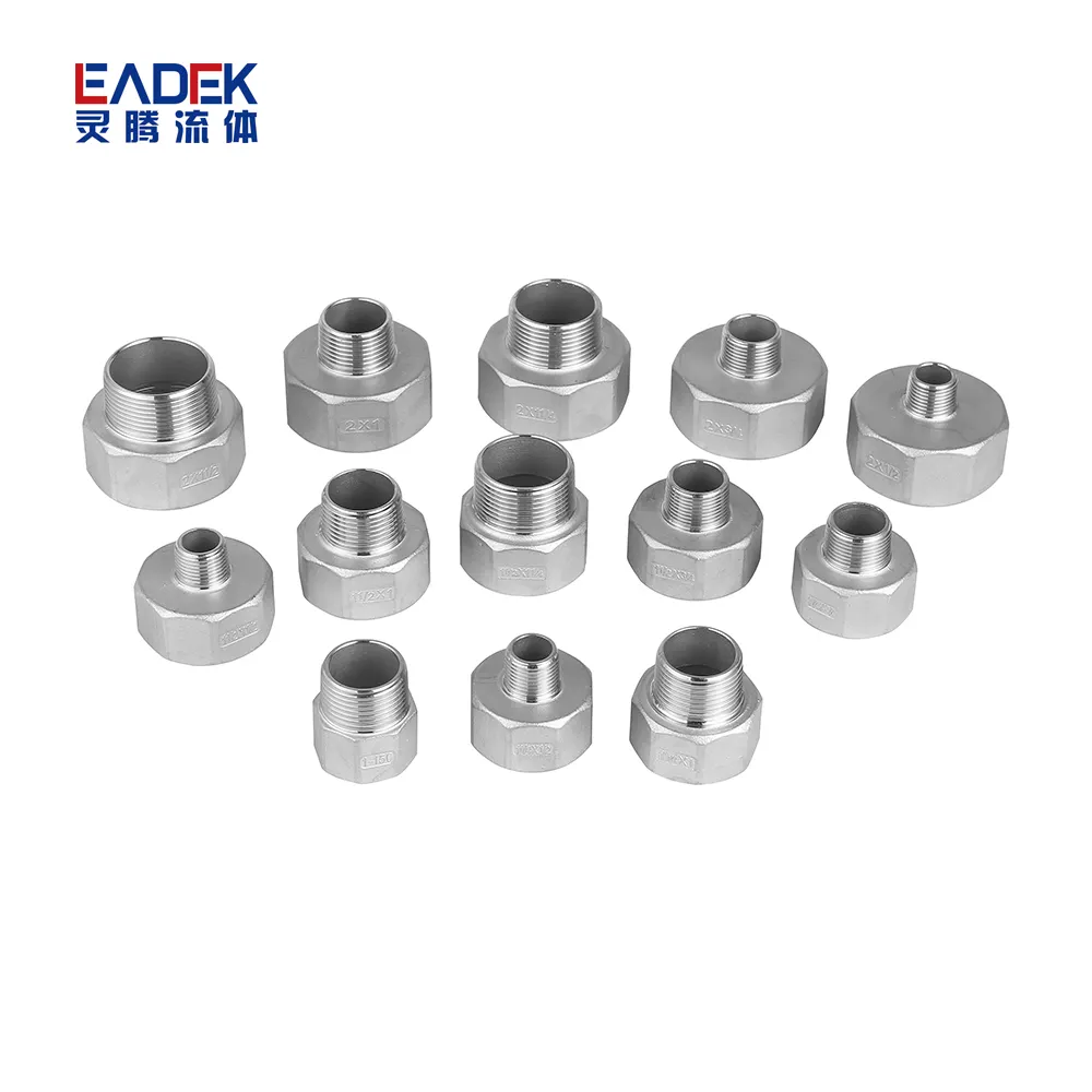 Factory supplier Stainless steel pipe fittings ss 304 ss316 npt bspt bsp female threaded 90 degree elbow