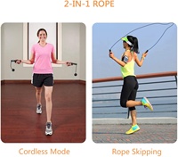 Corde à sauter sans fil, entraînement physique, musculation, exercices de musculation, sans fil, électronique et numérique intelligent