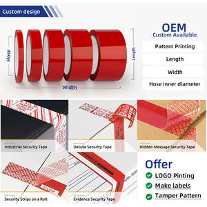 Ruban adhésif transparent de sécurité en gros, ruban adhésif personnalisé anti-effraction, ruban adhésif de garantie, ruban adhésif de scellement de colis, ruban adhésif de garantie anti-effraction - Product Image 4