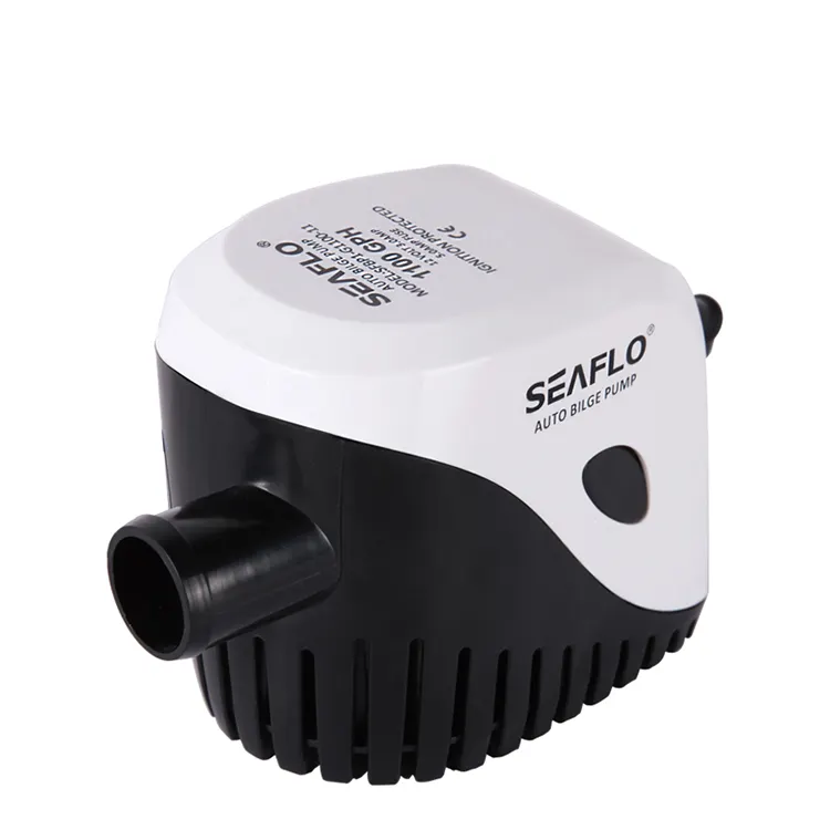 SEAFLO 1100 GPH ปั๊มน้ำอัตโนมัติพร้อมสวิทช์ลอยแม่เหล็กปั๊มน้ำทะเล12V สำหรับทะเล