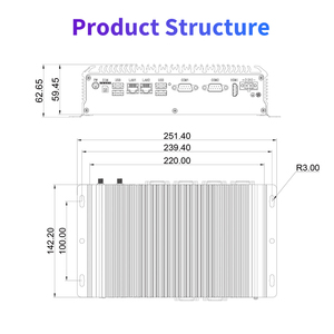 คอมพิวเตอร์อุตสาหกรรม I7 9-36v Wide Gpio Embedded Box PC Wifi 4G Win 11  แบบไม่มีพัดลมขนาดเล็ก รุ่น DB04-i7-1255u/8g/256g - Product Image 6