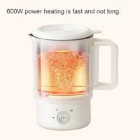 Bouilloire électrique portable design moderne mini chaudière à eau pliable en acier inoxydable pour la maison et les affaires, les voyages et le thé