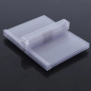 <span class=keywords><strong>Plaque</strong></span> en <span class=keywords><strong>polycarbonate</strong></span> <span class=keywords><strong>alvéolaire</strong></span> OEM pour serre, résistante aux intempéries, avec système de fixation à double crochet - Product Image 2