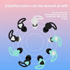 صغيرة إلى كبيرة مقاومة للماء ومكافحة الضوضاء للمساعدة على النوم الحد من الضوضاء ميزات قبعات الأذن البديلة S/M/L - Product Image 4