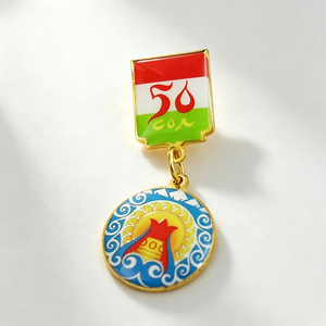 Factory Wholesale Hard Enamel <b>Pin</b> Die Cast Metal Emblem Polished Ornament for School Uniforms Club <b>Badges</b> & Team Souvenirs - Product Image 6