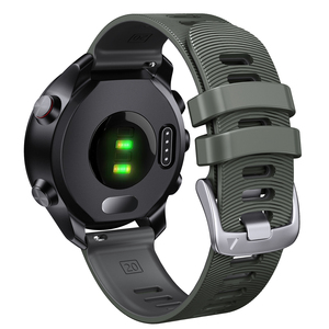 เพลิดเพลินไปกับสายนาฬิกาซิลิโคน20มม. สองสีสำหรับ Garmin Forerunner 245/645ยางนิ่มสายนาฬิกาอัจฉริยะระบายอากาศได้ดี - Product Image 3