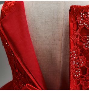 2024 nuovo abito da ballo per ragazze alla moda ricamato in pizzo senza maniche abito a coda lunga per feste regalo di compleanno - Product Image 4