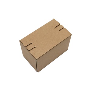 Custom Digital Printing Logo Biodegradable Square Paperboard Box Tear-Off Corrugated Paper Packaging Box for Delivery Mailing - Product Image 3