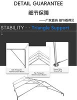 Abri de voiture en aluminium robuste 12x20 pieds pour l'exportation en Chine, avec parois latérales amovibles et fenêtres ventilées enroulables