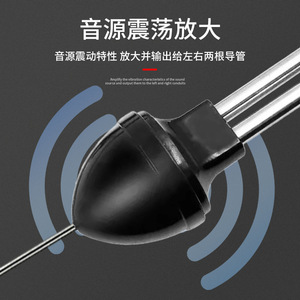 Stéthoscope automobile Yishun pour la détection des bruits du moteur, outil d'entretien et de réparation automobile, alimenté par batterie standard 12V - Product Image 4