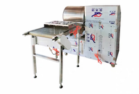Équipement commercial électrique automatique pour la fabrication de feuilles de pâte à rouleaux de printemps avec convoyeur de refroidissement