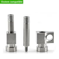 Coupelle de transfert ouverte en acier inoxydable de précision compatible avec le poteau multi-unités Osstem, coupelle d'empreinte pour implant dentaire