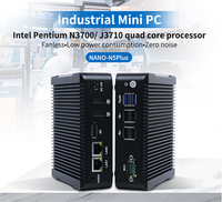 Mini PC intégré sans ventilateur X86 CPU J3700 Quad Core 3G/4G wifi ordinateur industriel