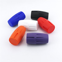 Nouveau design, moulin à herbes manuel en plastique à 3 parties, 45*81mm, moulin à tabac portable, accessoires pour fumeurs