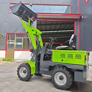1 tấn điện loader mini nhỏ tiếng ồn thấp bánh xe tải với công suất xô máy nhỏ gọn máy bốc Hàng - Product Image 6