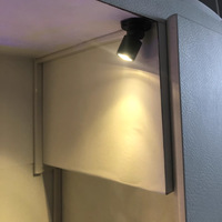 Mini projecteur LED haute luminosité USB 5V 3W à montage en surface pour armoire, vitrine, comptoir, éclairage de bijoux