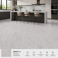 Carreaux de porcelaine brillants effet marbre modernes 800x800mm, résistants à l'usure, pour sols et murs de villas, salons, cuisines et salles de bain
