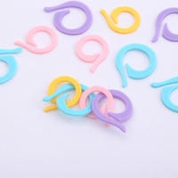 50 pièces de marqueurs de points hélicoïdaux en plastique, marqueurs de crochet, accessoires de crochet, outils de tricot, marqueurs de crochet verrouillables