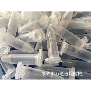 Tubos de Centrífuga Wantong de 5 ml con Fondo Puntiagudo y Tapas de Plástico para Uso en Laboratorio - Product Image 1