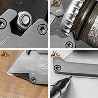 Couteau de survie multi-outils porte-clés 10 fonctions en acier inoxydable poli 2026 avec clé à molette et tournevis, certifié OEM GS