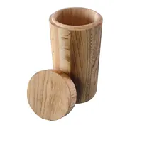 Деревянная Горелая антикварная винтажная круглая трубка из павловнии ручной работы, деревянная коробка для подарочной упаковки